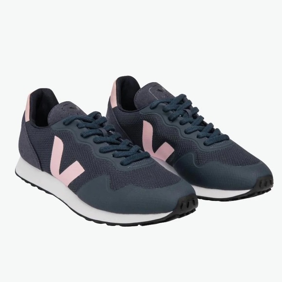 Veja SDU Alveomesh Nautico Petale Navy and Pink Women's Sneakers NWT - Picture 1 of 4